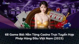 68 Game Bài: Nền Tảng Casino Trực Tuyến Hợp Pháp Hàng Đầu Việt Nam (2025)