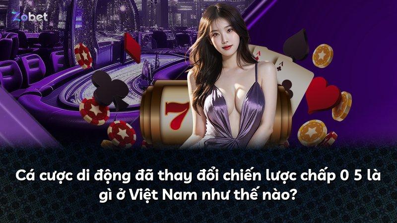 Cá cược di động đã thay đổi chiến lược chấp 0 5 là gì ở Việt Nam như thế nào?